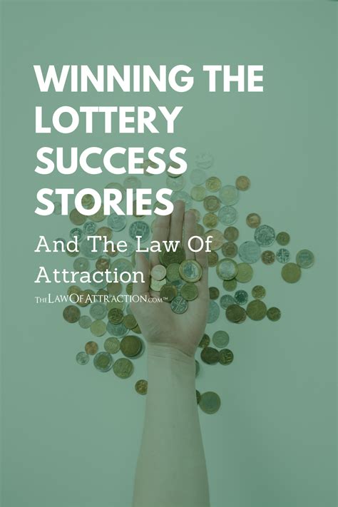 Winning The Lottery Success Stories (And The Law .